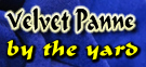 Velvet Panne By The Yard
